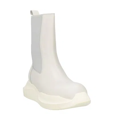 Rick Owens Platform Boots In White