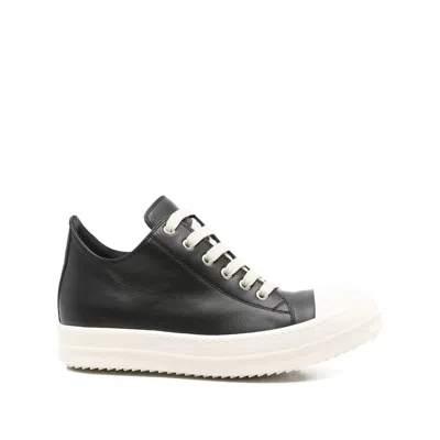Rick Owens Platform Lace-up Platform Boot In Black