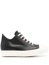 Rick Owens Platform Leather Sneakers In Multi