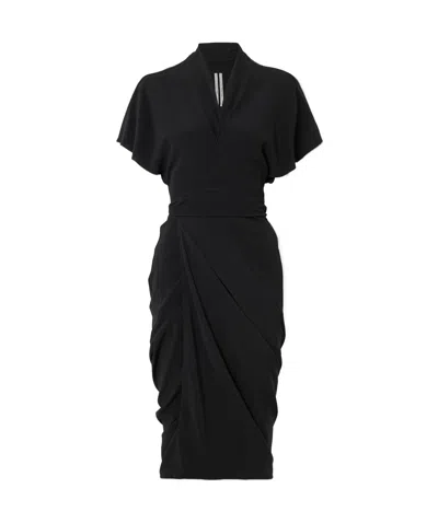 Rick Owens Pleated Skirt In Black