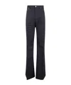 Rick Owens Bolan Bootcut Belt Loop Five Pocket Trousers In Black