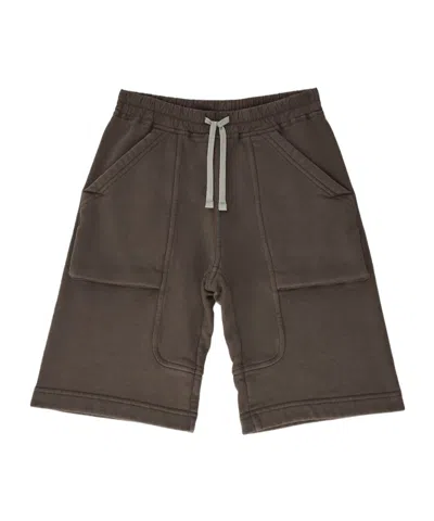 RICK OWENS RICK OWENS KIDS DRAWSTRING CARGO SHORTS