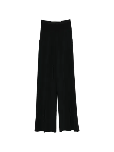 Rick Owens Pocket Ribbed Trousers In Black
