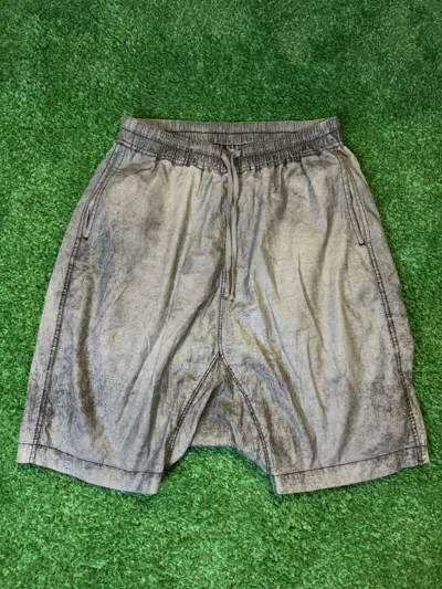 Pre-owned Rick Owens Pod Shorts M In Gray