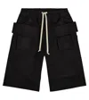 Rick Owens Cargoshorts Pods Aus Einem Baumwollgemisch In Black