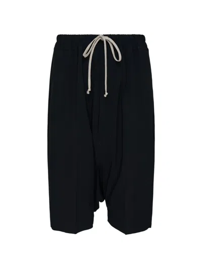 RICK OWENS PODS DROP-CROTCH SHORTS
