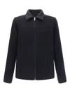 Rick Owens Collared Shirt Jacket Featuring Front Pockets In Black