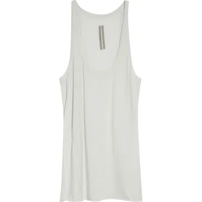 Rick Owens Pony Cotton Tank In Gray
