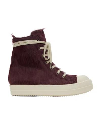 Rick Owens Pony Hair High-top Sneakers