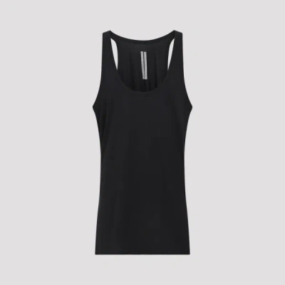 Rick Owens Pony Tank Top Scoop Neckline Sleeveless In Black
