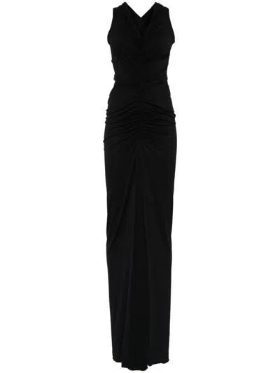 Rick Owens Poppy Maxi Dress In Black