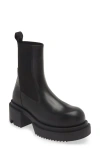 Rick Owens Beatle Bogun 60 Leather Ankle Boots In Black