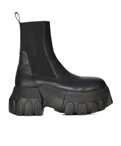 RICK OWENS RICK OWENS PORTERVILLE BEATLE MEGA TRACTOR ANKLE BOOTS