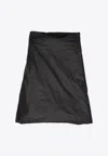 Rick Owens Porterville Donut Padded Scarf In Black