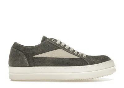 Pre-owned Rick Owens Porterville Drkshdw Vintage Low (women's) Sneakers In Dark Dust/milk