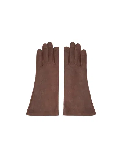 Rick Owens Porterville Gloves In Brown
