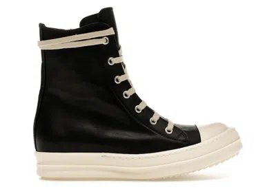 Pre-owned Rick Owens Porterville High (women's) Sneakers In Black/milk
