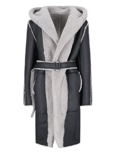 RICK OWENS PORTERVILLE HOODED COAT