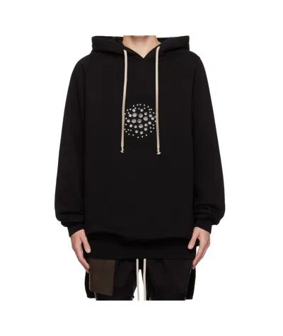 Rick Owens Porterville Hoodie In Black