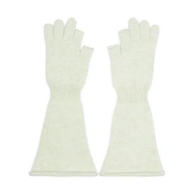 Rick Owens Porterville Knitted Gloves In Green