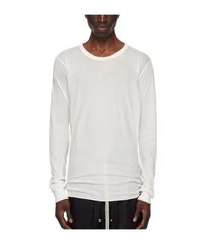 Rick Owens Porterville Long-sleeved T-shirt In White