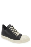 Rick Owens Porterville Low Top Sneaker In Black/ Milk/ Milk
