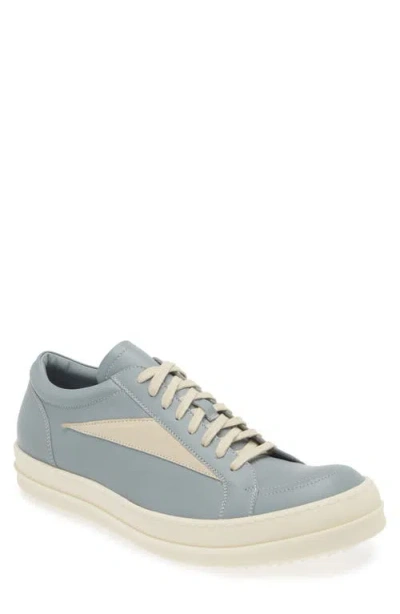 Rick Owens Porterville Low Top Sneaker In Blue/ Milk/ Milk