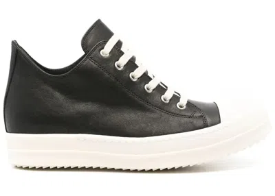 Pre-owned Rick Owens Porterville Low (women's) Sneakers In Black/milk
