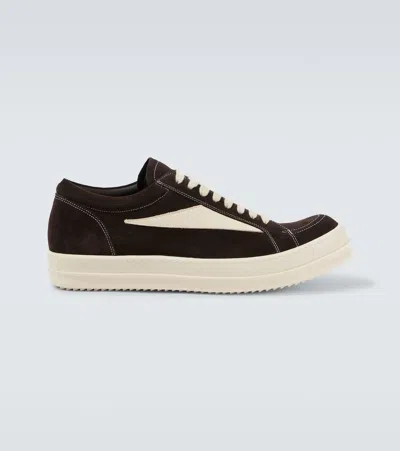 RICK OWENS PORTERVILLE SUEDE SNEAKERS