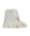 Rick Owens Porterville Mega Bumper Lunar Short Boots In White
