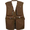 RICK OWENS RICK OWENS PORTERVILLE POPLIN CARGO VEST