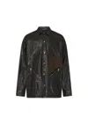 Rick Owens Porterville Runway Drawstring Hem Tour Jacket In Black