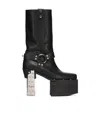 Rick Owens Porterville Runway Lp Boots In Black