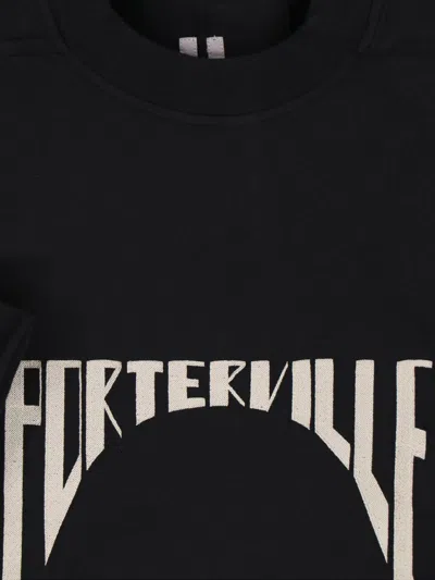 Rick Owens Porterville T-shirt In Black