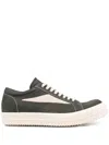 Rick Owens Gray Porterville Vintage Sneaks Sneakers In Forest/milk/milk
