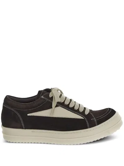Rick Owens Porterville Vintage Low-top Trainers In Brown