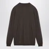 Rick Owens Powder Grey Cotton Crew-neck Sweater Men