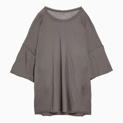 Rick Owens Powder Grey Over Shirt In Cotton In Brown