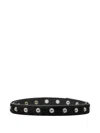 Rick Owens Press-stud Leather Belt In Black