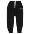 Rick Owens Drawstring Track Pants In Black