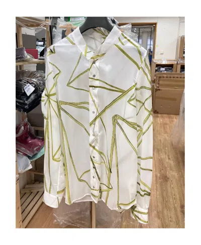 Rick Owens Printed Shirt In White