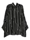 Rick Owens Printed Top In Black