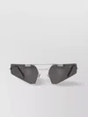 Rick Owens Prong Angular Frame Sunglasses In Metallic