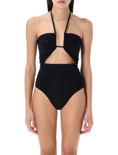 Rick Owens Black Hollywood Prong Bather Swimsuit
