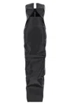 Rick Owens Form-fitting Black Evening Dress With Cutout Neckline
