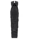 Rick Owens Form-fitting Black Evening Dress With Cutout Neckline