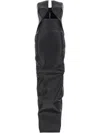 Rick Owens Form-fitting Black Evening Dress With Cutout Neckline In Black