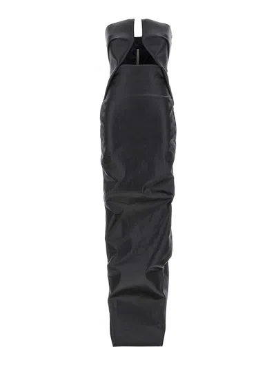 RICK OWENS PRONG GOWN DRESS