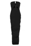 Rick Owens Cutout Maxi Dress In Black