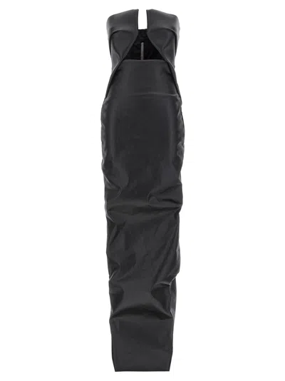 Rick Owens Prong Gown Dresses Black